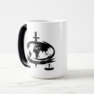 Caneca Mágica Mug de Título de Unidade C e de Armador - Revelaçã