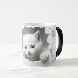 Caneca Mágica Mug Magic 3D cat