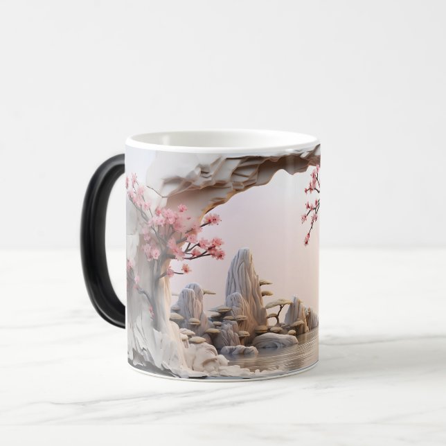 Caneca Mágica Mug Magic 3D Landscape (Frente Esquerda)
