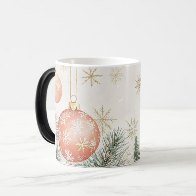 Caneca Mágica Mug Magic Festive Vintage Christmas (Frente Esquerda)