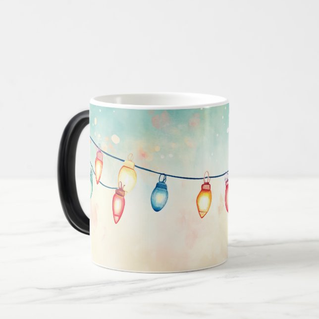 Caneca Mágica Mug Magic Festive Vintage Christmas (Frente Esquerda)