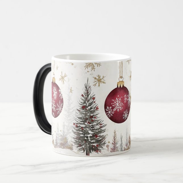 Caneca Mágica Mug Magic Festive Vintage Christmas (Frente Esquerda)