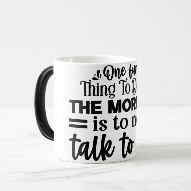 Caneca Mágica Mug Magic Funny Office Coffee Quotes (Frente Esquerda)