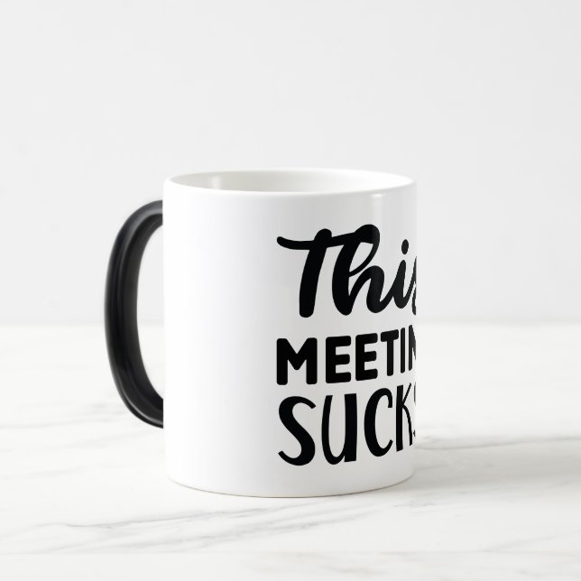 Caneca Mágica Mug Magic Funny Office Coffee Quotes (Frente Esquerda)
