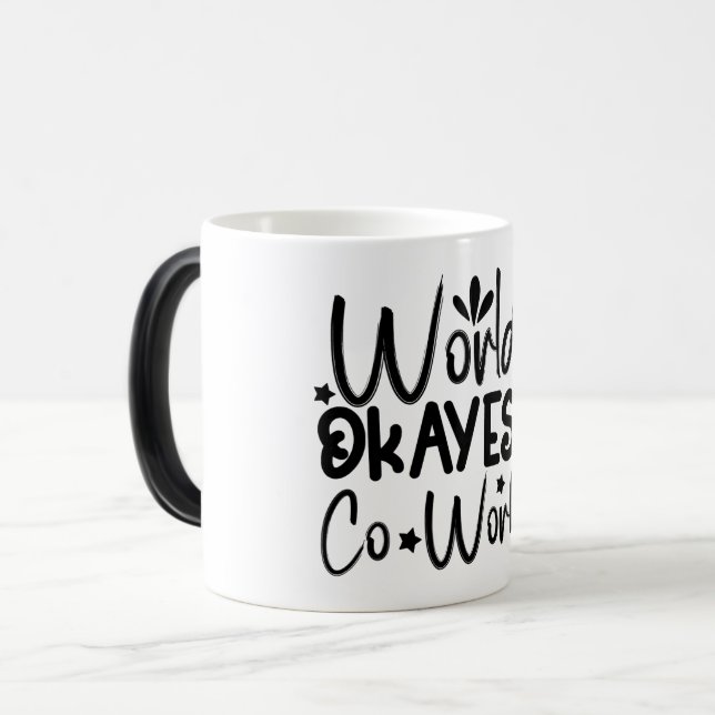 Caneca Mágica Mug Magic Funny Office Coffee Quotes (Frente Esquerda)