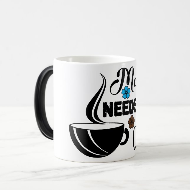 Caneca Mágica Mug Magic Funny Office Coffee Quotes (Frente Esquerda)