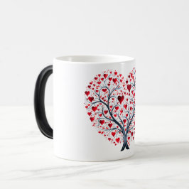 Caneca Mágica Mug Magic Valentines Day Hearts