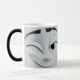 Caneca Mágica Mug Magic Winking Cartoon Face 3D