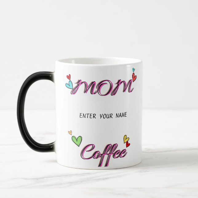Caneca Mágica Mug personalizado do dia da mãe - presente persona (Esquerda)