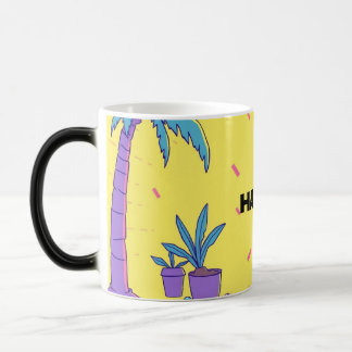 Caneca Mágica Mug With Astronaut Relaxing in his Chair