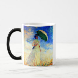 Caneca Mágica Mulher Monet com Parasol à Direita