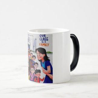Caneca Mágica Mulheres Nossa Classe é uma família