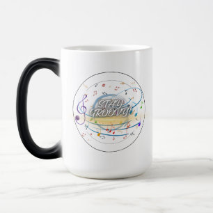 Caneca Mágica Musical Notes Mug - Music Lover Coffee Cup