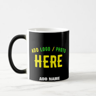 CANECA MÁGICA NA MODA MODERNO PERSONALIZÁVEL NEGRO VERIFICADO CO