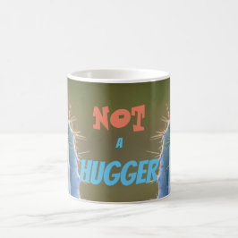 Caneca Mágica NÃO é um HUGGER - um cactus engraçado distanciamen