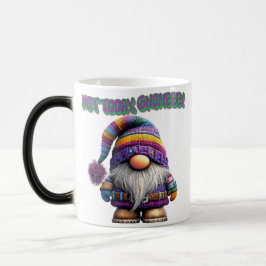 Caneca Mágica Não Hoje Gnome-Natal Gnome