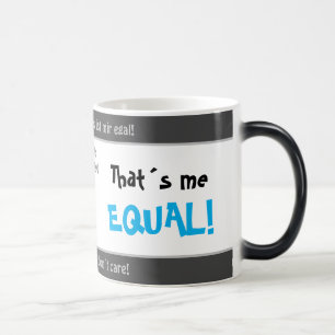 Caneca Mágica Não me importo, bobo traduziu o ditado alemão!