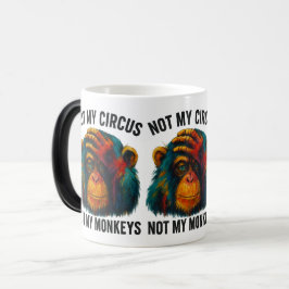CANECA MÁGICA NÃO OS MEUS MACACOS