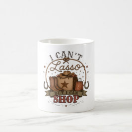 Caneca Mágica Não Posso Laçar Mas Posso Comprar Design Western