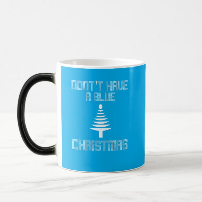 Caneca Mágica não tenha um natal azul (Esquerda)