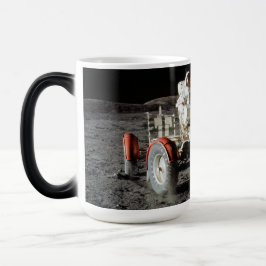 Caneca Mágica NASA Apollo 17 Veículo Lunar de Rápida Movimentaçã