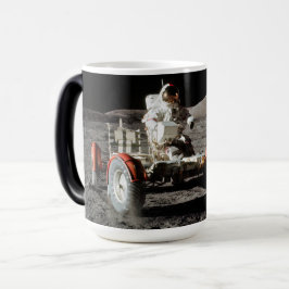 Caneca Mágica NASA Apollo 17 Veículo Lunar de Rápida Movimentaçã