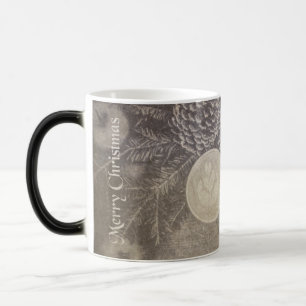 Caneca Mágica Natais vintages Motif com cookies e café