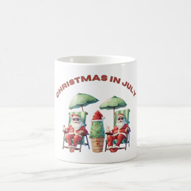 Caneca Mágica Natal Em Julho, Férias De Papais noeis De Praia En (Centro)