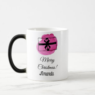 Caneca Mágica Natal rosa
