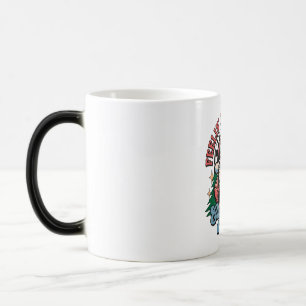 Caneca Mágica Natal Sentindo-se Alegre