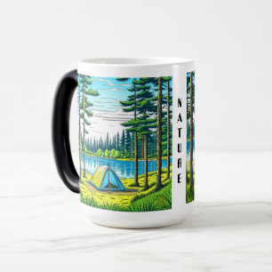 Caneca Mágica Natureza e Camping Ai art