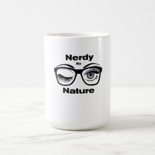 Caneca Mágica Nerdy pela Nature Funny Geek com Óculos