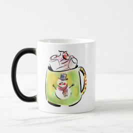 Caneca Mágica Neve e cacau