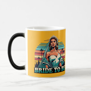 Caneca Mágica Noiva retrô para ser