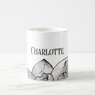 Caneca Mágica Nome Personalizado "Charlotte" Cor Mágica