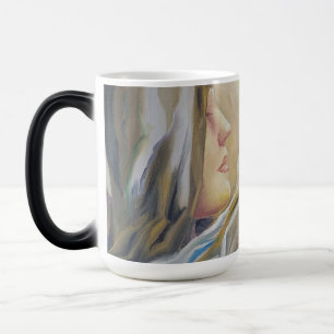 Caneca Mágica Nossa Senhora do Silêncio segurando Jesus bebê
