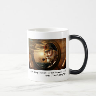 Caneca Mágica NOTÍCIA & capitão do mapa (capitão de mar),