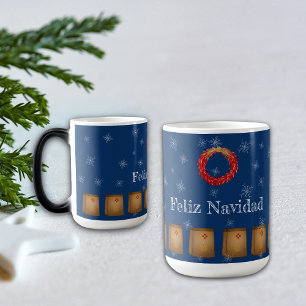 Caneca Mágica Novo México Luminarias Farolitos Zia Red Chile