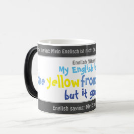 Caneca Mágica O amarelo do ovo - bobo. Alemão!