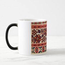 Caneca Mágica O bordado de Vyshyvanka do ucraniano floresce a