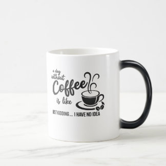 Caneca Mágica O Café é Minha Linguagem do Amor – Citação de Aman