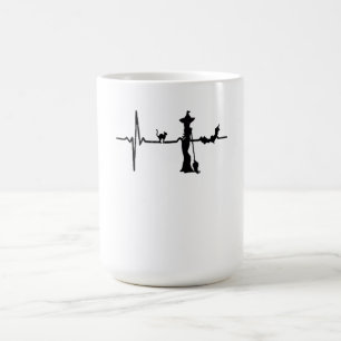 Caneca Mágica O Coração das Halloween Beat Black Cat and Bat