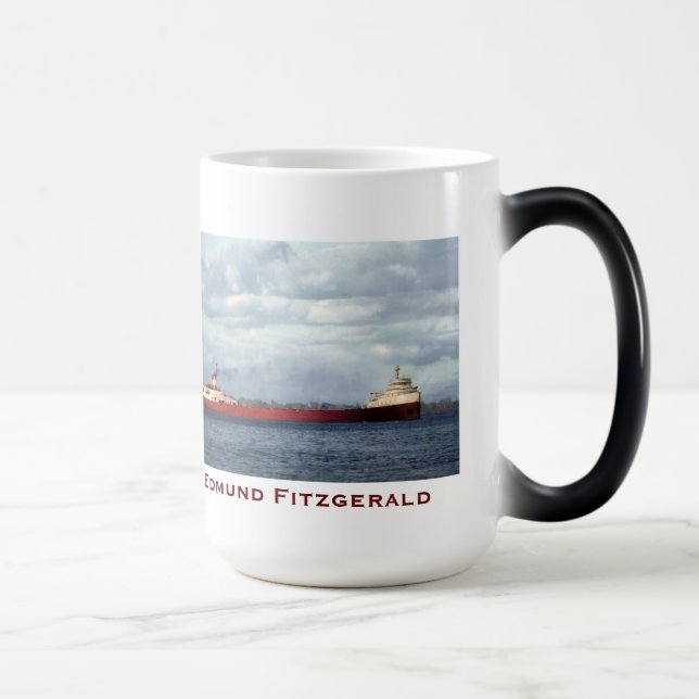 Caneca Mágica O Edmund Fitzgerald com Nomes da Tripulação (Direita)