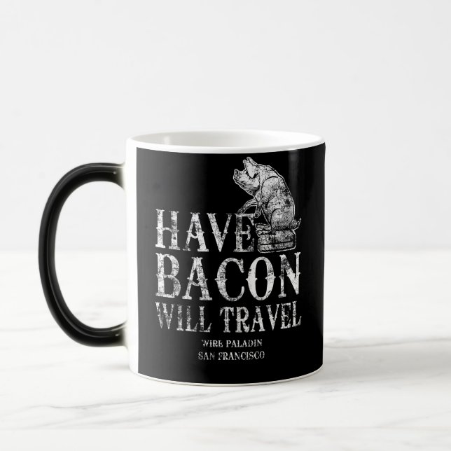 Caneca Mágica O Grunge tem o bacon viajará (Esquerda)