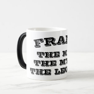 Caneca Mágica O homem mito lenda Sensível ao calor mudando