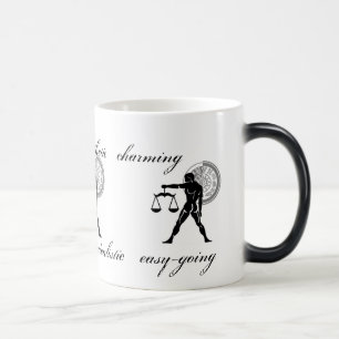 Caneca Mágica O Libra customizável escala o Grego-estilo dos