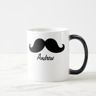 CANECA MÁGICA O MELHOR BIGODE PRETO PERSONALIZADO