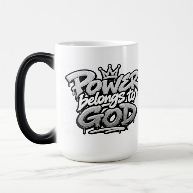 Caneca Mágica O poder pertence a Deus (Esquerda)