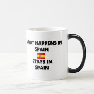 Caneca Mágica O que acontece em estadas da ESPANHA lá