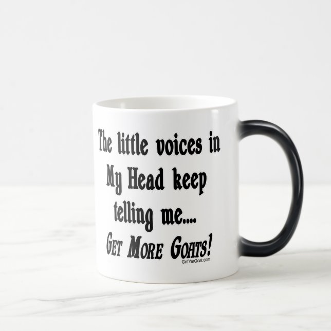 Caneca Mágica Obtenha Mais Cabras Engraçadas (Direita)